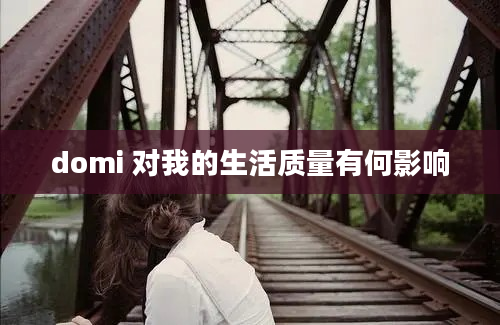 domi 对我的生活质量有何影响