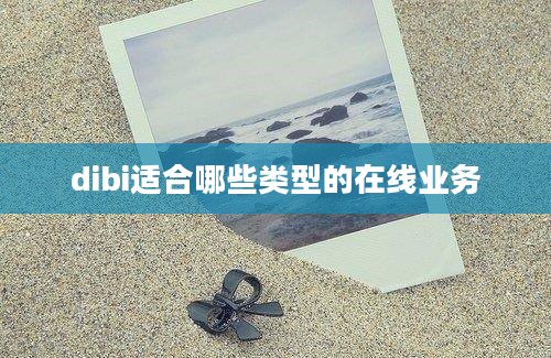 dibi适合哪些类型的在线业务