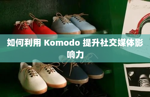 如何利用 Komodo 提升社交媒体影响力