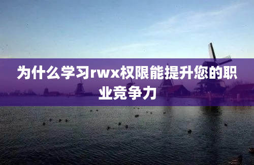 为什么学习rwx权限能提升您的职业竞争力