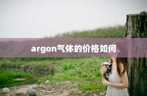 argon气体的价格如何