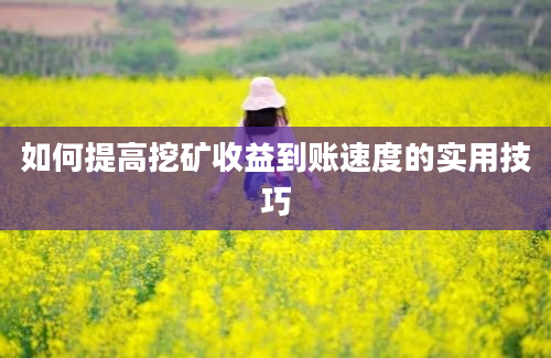 如何提高挖矿收益到账速度的实用技巧