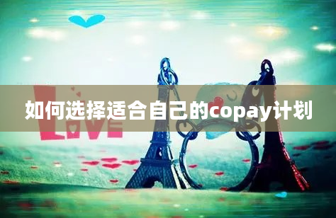 如何选择适合自己的copay计划