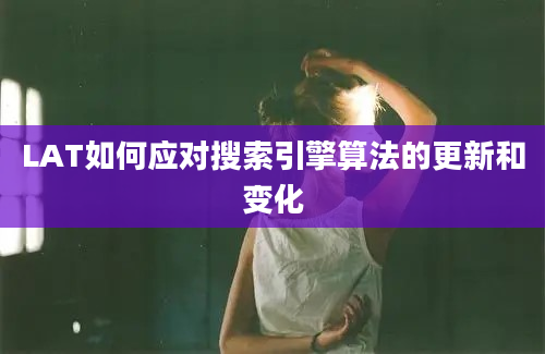 LAT如何应对搜索引擎算法的更新和变化