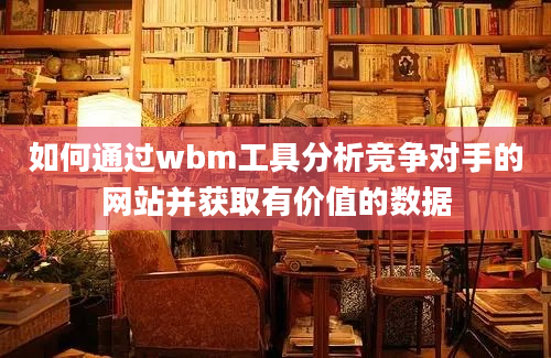 如何通过wbm工具分析竞争对手的网站并获取有价值的数据