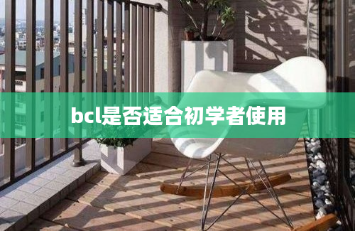 bcl是否适合初学者使用