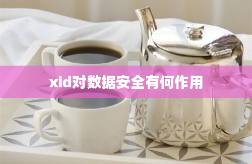 xid对数据安全有何作用